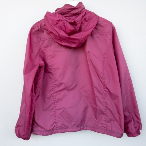 L.L. BEAN Pink Windbreaker with Hood - Picture 3 of 10